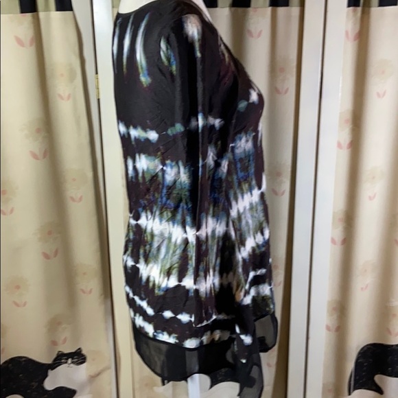 Simply Vera Vera Wang Crinkle Tee - Picture 3 of 8